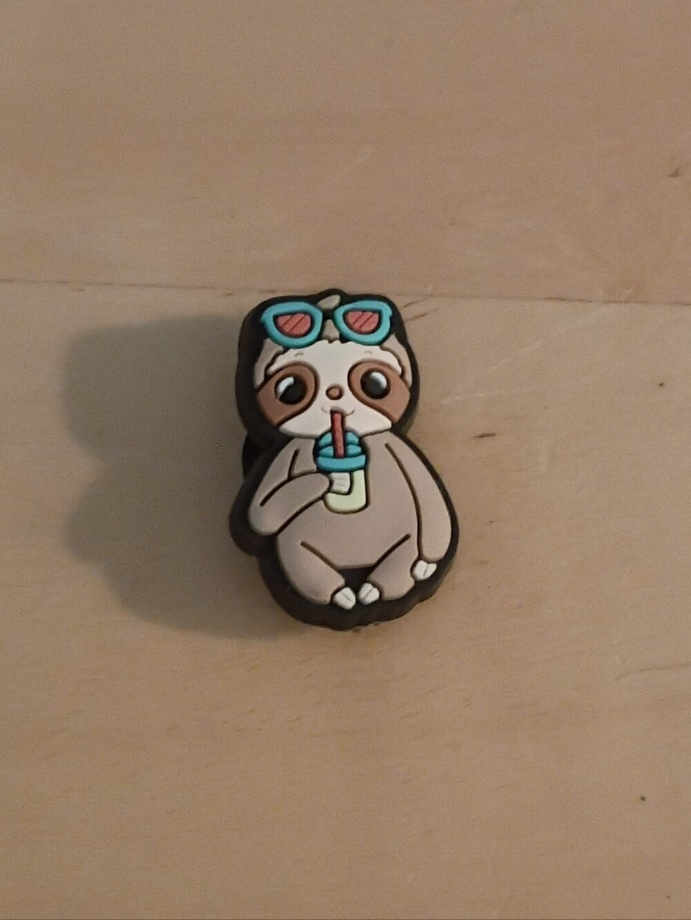 10 for $10 Jibbitz Croc Charms - Sloth w/ Blue Swim Goggles 2 - New Shoe Charm
